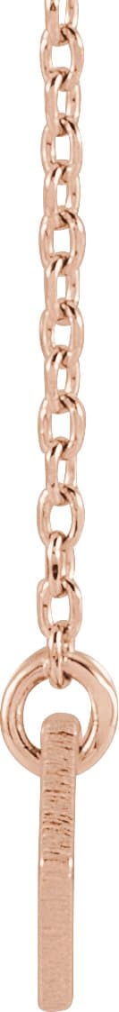 Engravable Geometric Necklace view 2