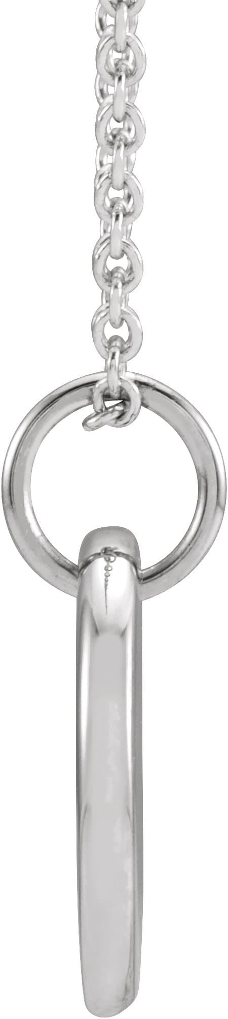 Engravable Accented Necklace view 2