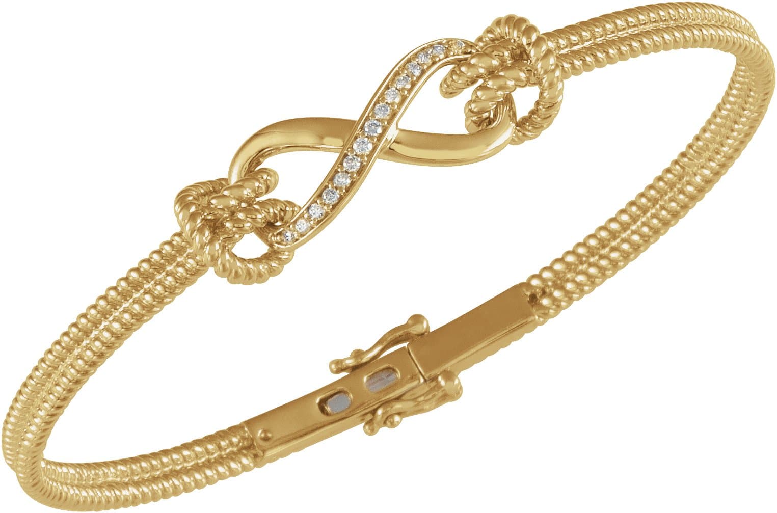 Infinity Rope Bangle Bracelet view 3