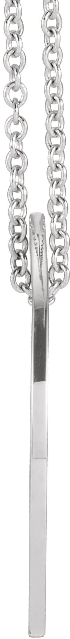 Engravable Faith, Love, & Hope Loop Necklace or Pendant view 2