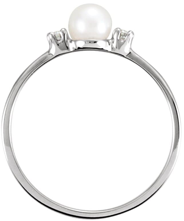 Accented Pearl Ring view 2