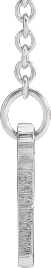 Be Posh® Engravable Bar Necklace view 2