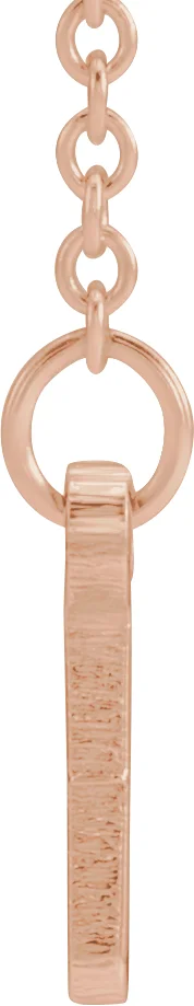 Be Posh® Engravable Bar Necklace, view 3
