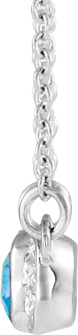 Accented Bar Necklace, view 3
