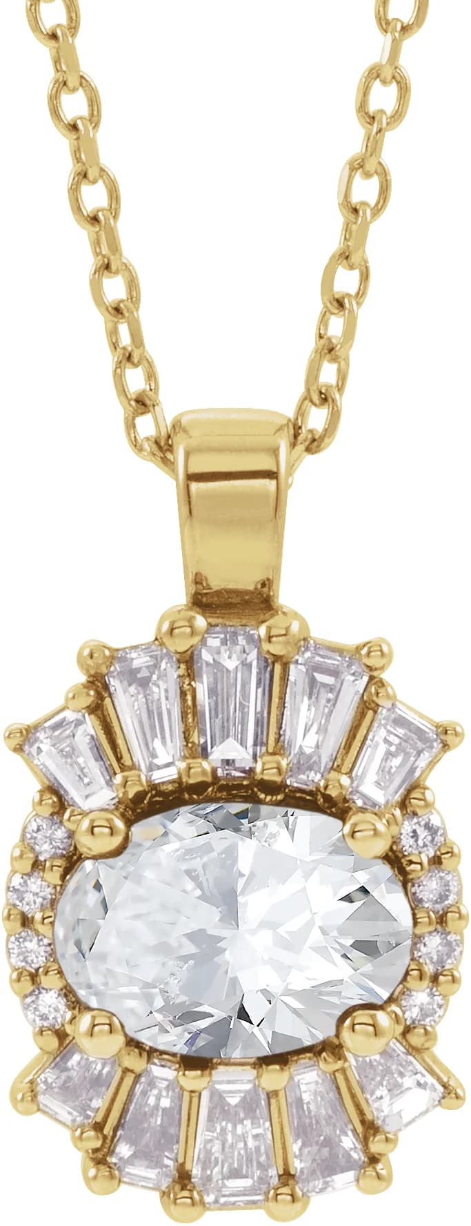 Halo-Style Necklace