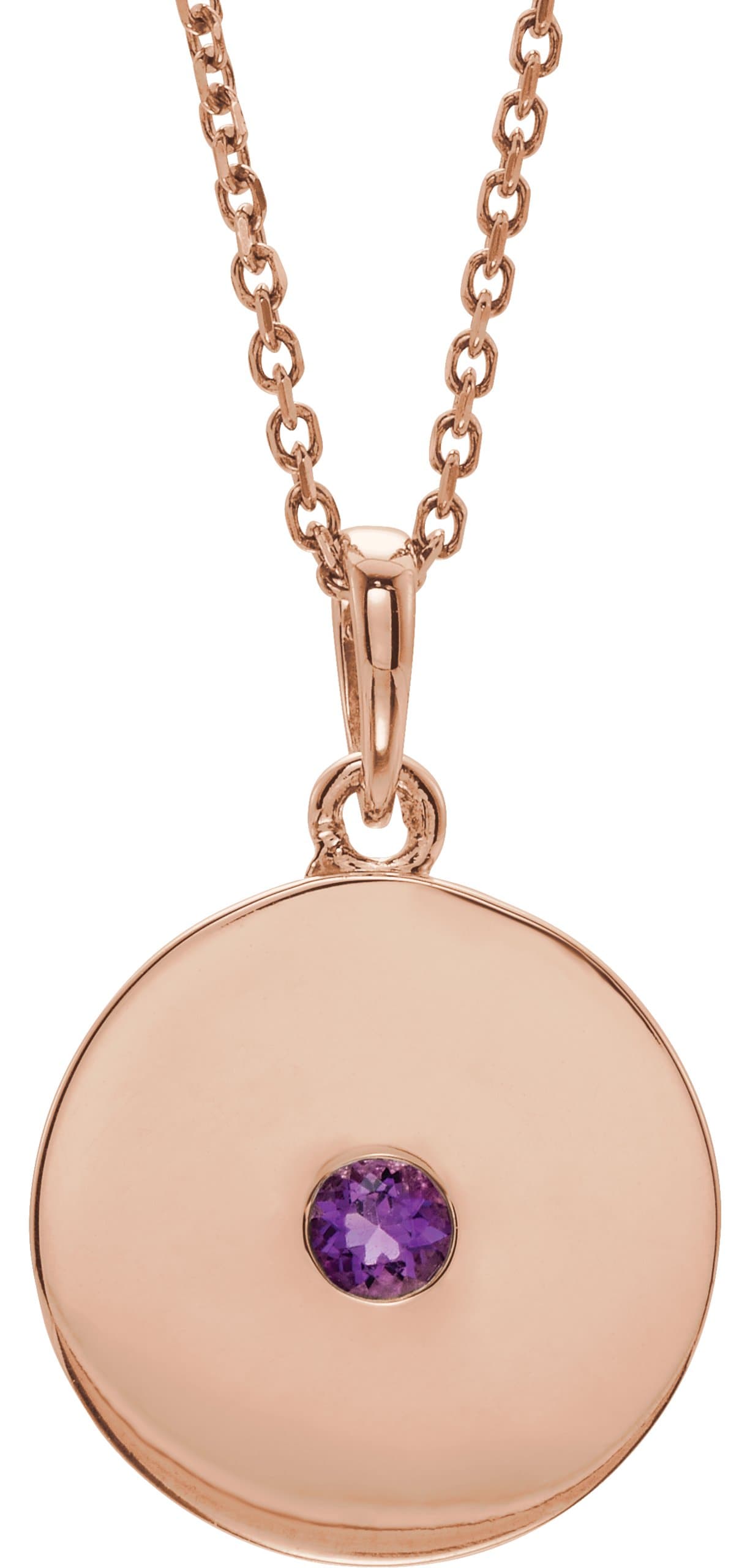 14K Yellow Gold 1/10 CTW Natural Diamond Disc Pendant