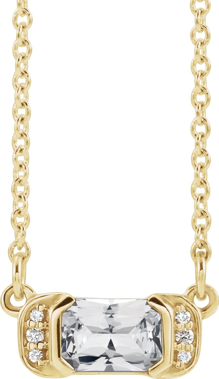 Accented Bar Necklace