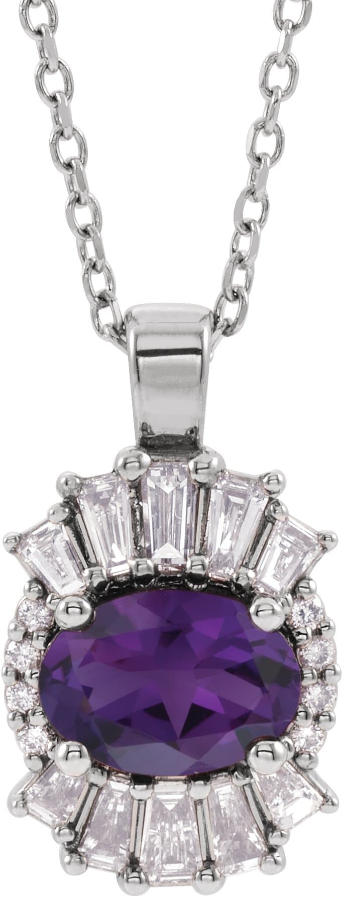14K Rose 1 CTW Natural Diamond 16-18 Necklace