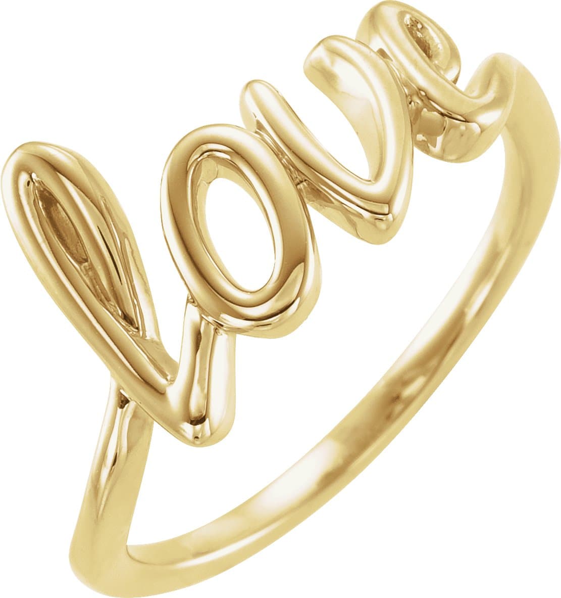 14K Rose Love Ring