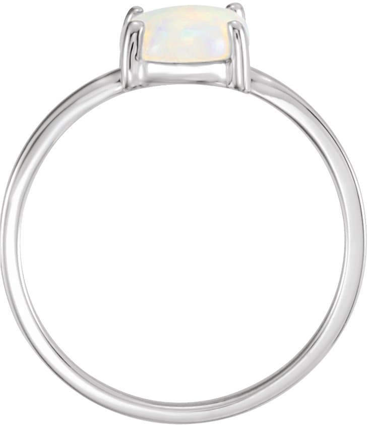 Cabochon Solitaire Ring view 2