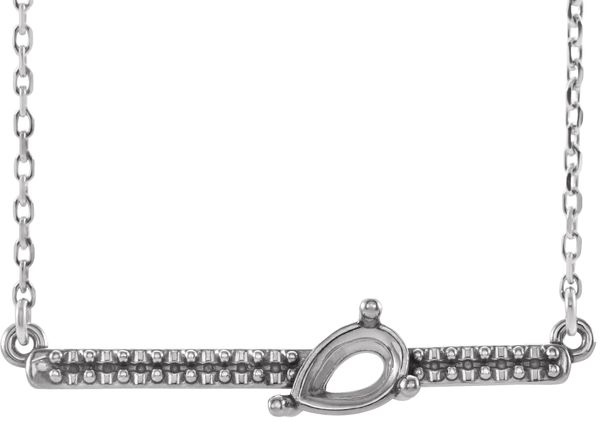 Accented Bar Necklace