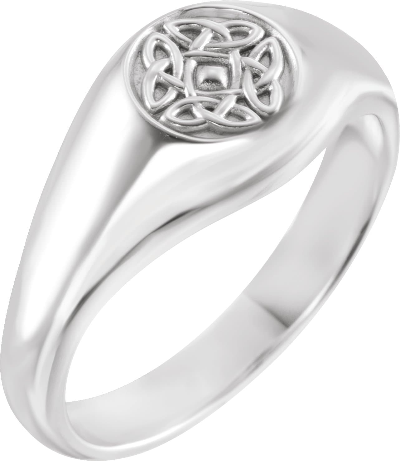 14K Rose Celtic-Inspired Ring