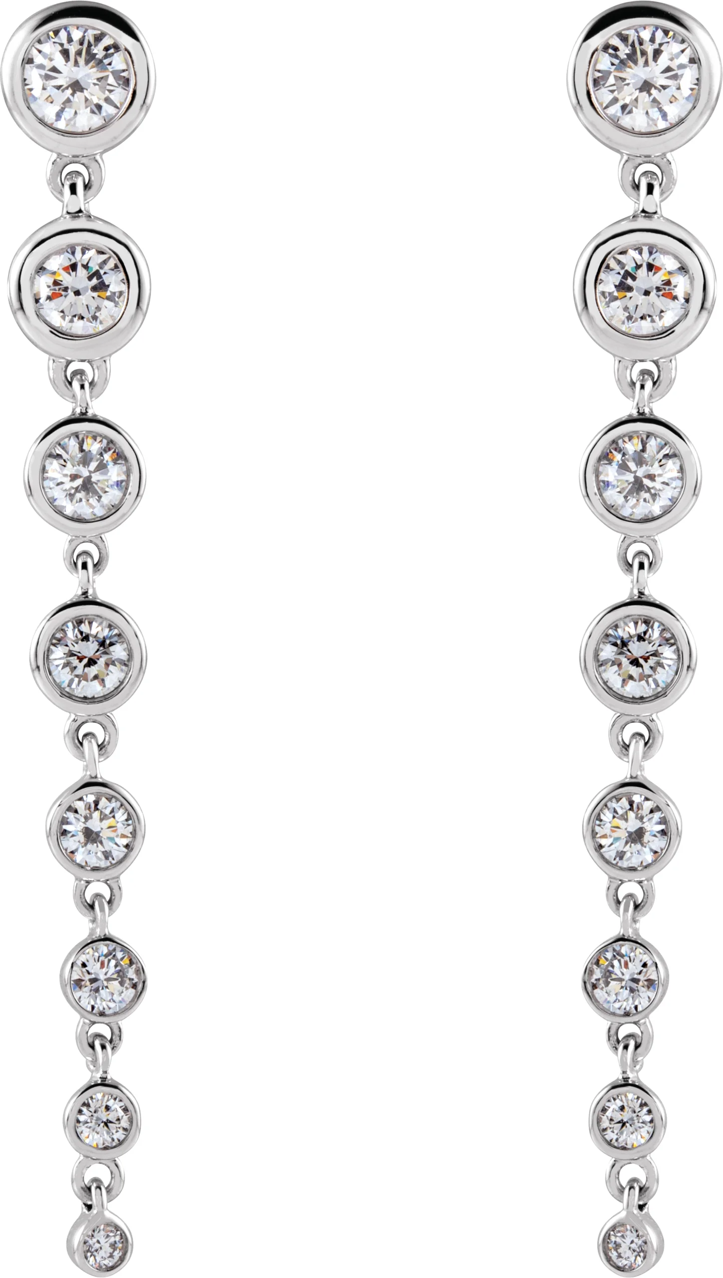 Lab-Grown Diamond Earrings, view 3