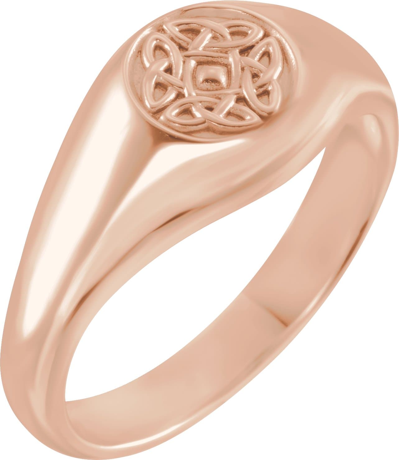 14K Rose Celtic-Inspired Ring