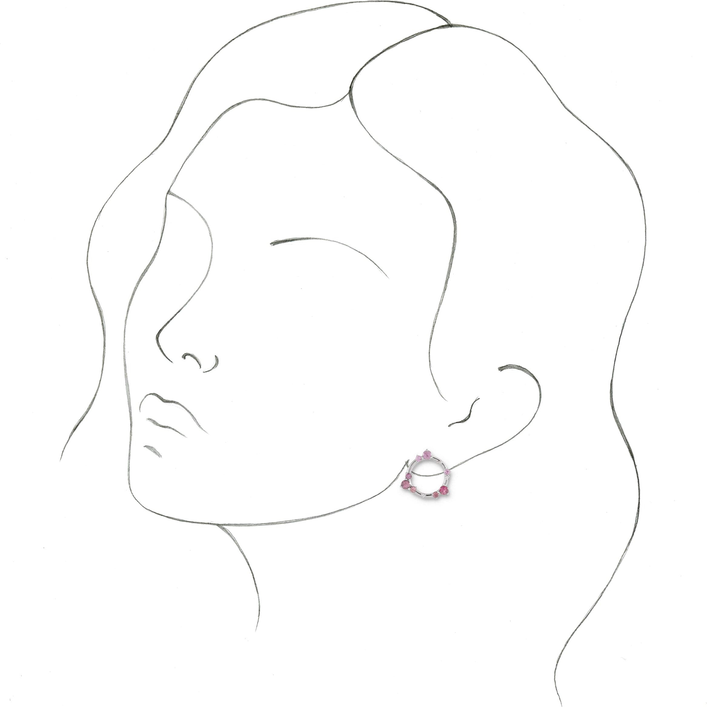 Circle Earrings view 3