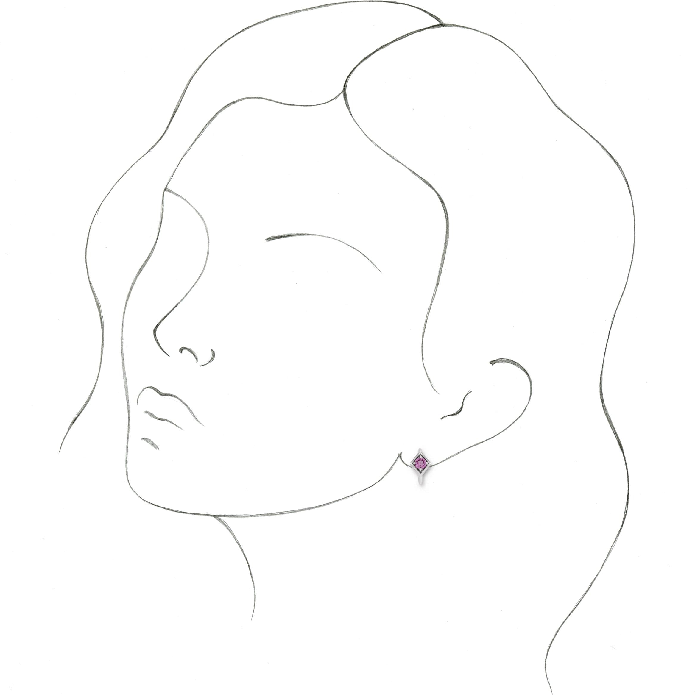 Geometric Hoop Earrings view 3