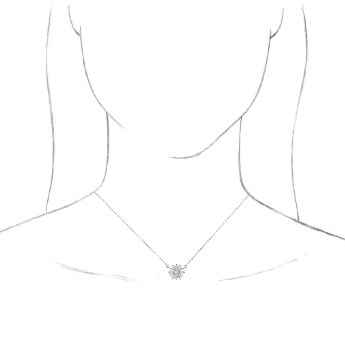 Vintage-Inspired Necklace or Center view 3