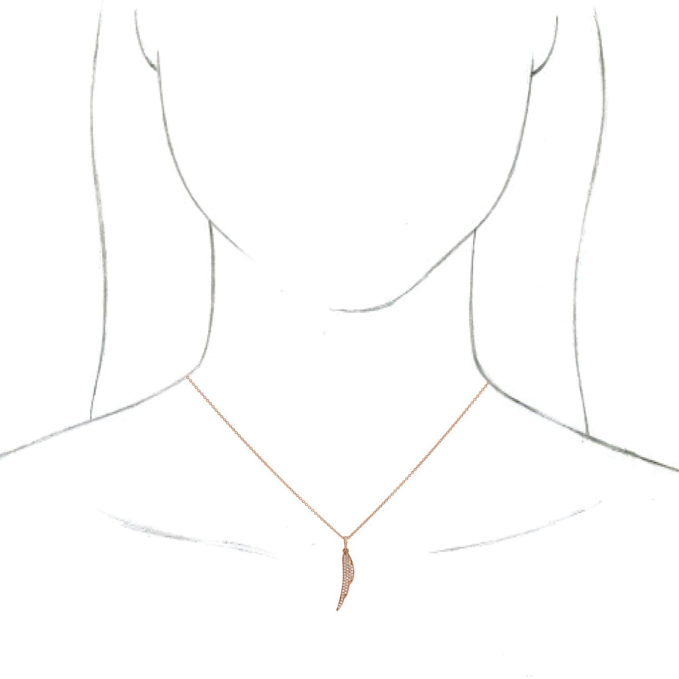 Feather Necklace or Pendant view 3