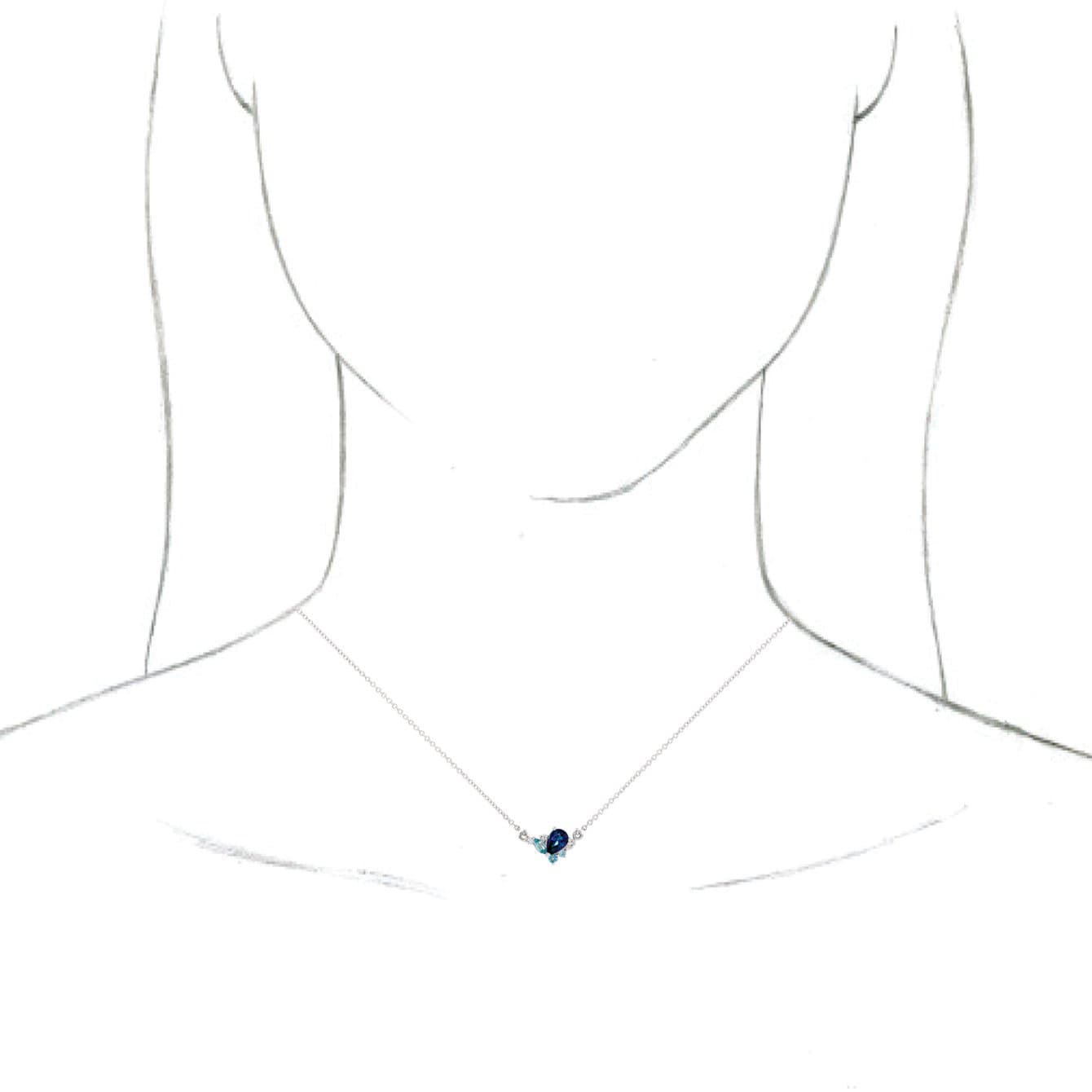 Multi-Shape Necklace or Center view 3