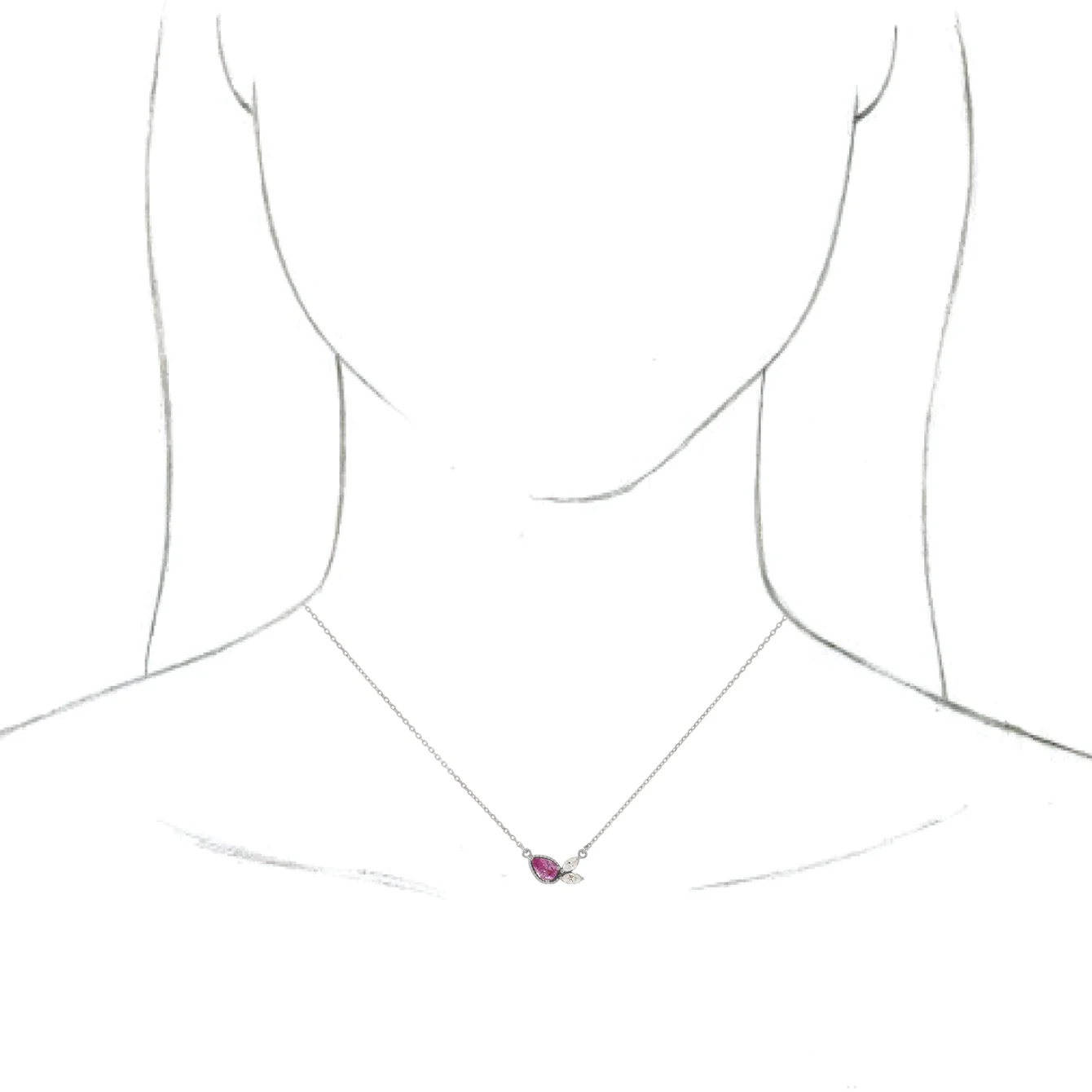 Multi-Shape Necklace, view 4