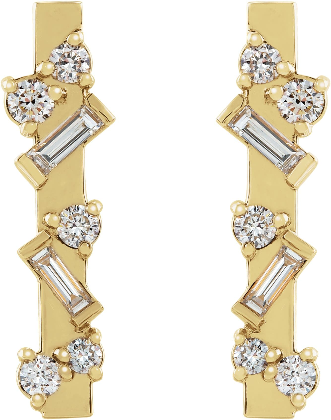 Scattered Bar Earrings view 2