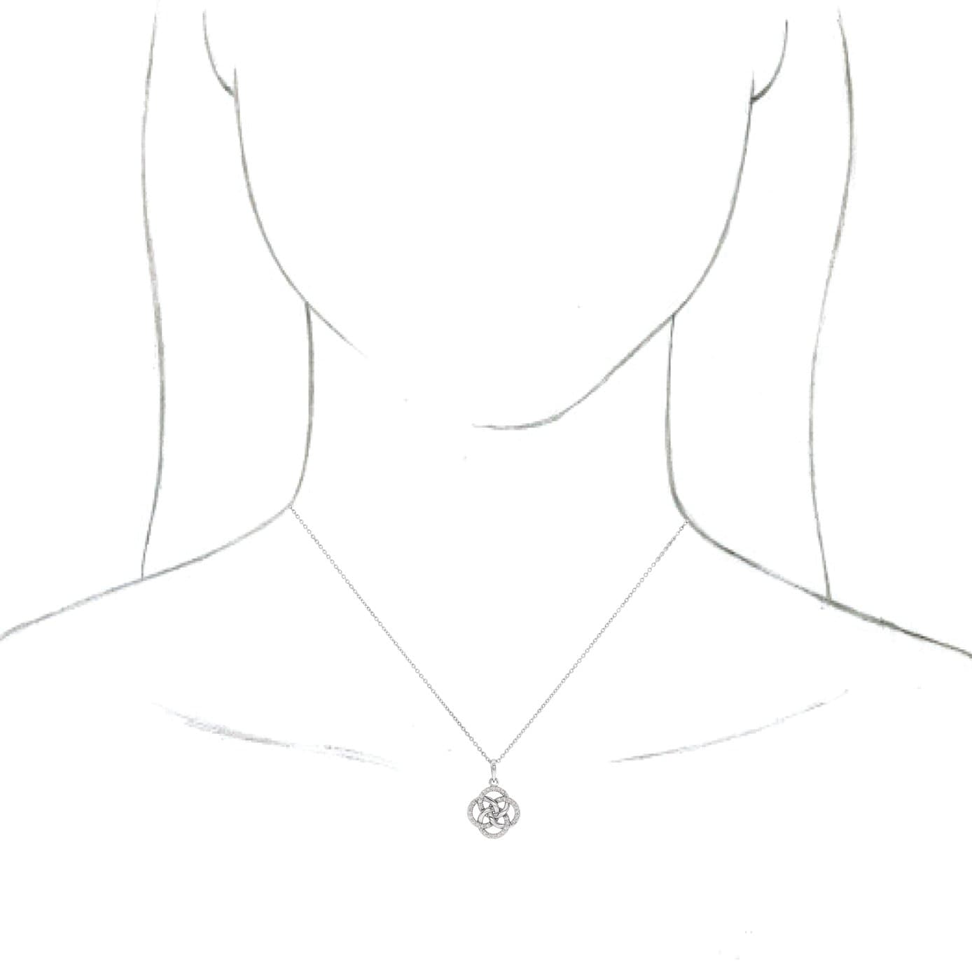 Five-Fold Celtic-Inspired Necklace or Pendant view 2