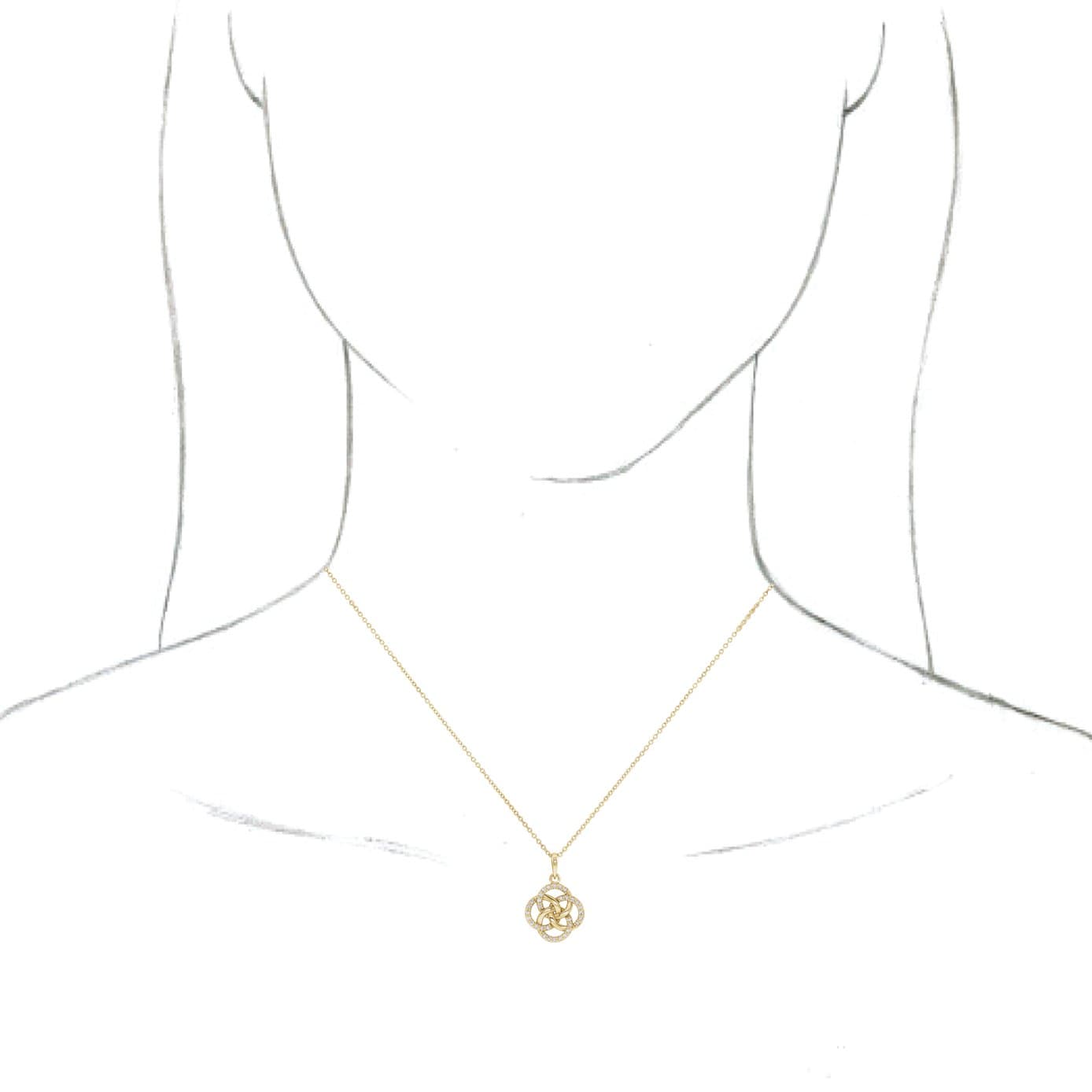 Five-Fold Celtic-Inspired Necklace or Pendant view 3