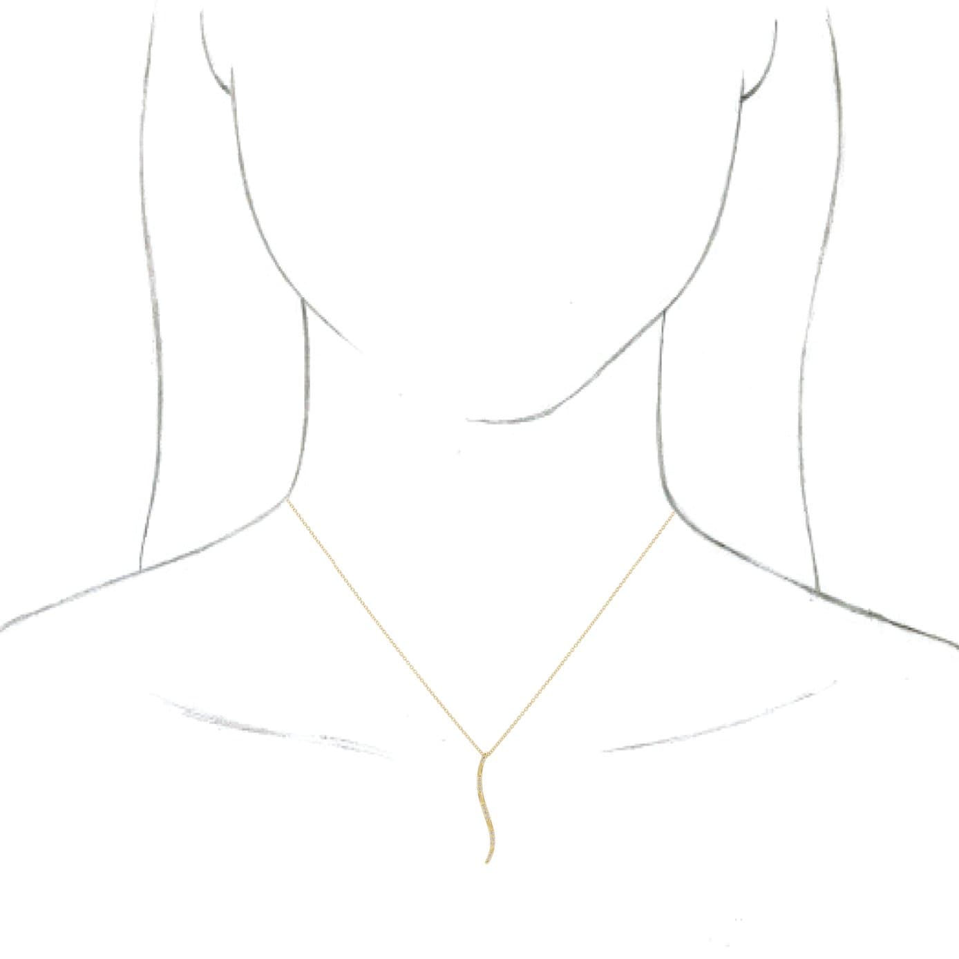 Freeform Bar Necklace or Pendant view 3