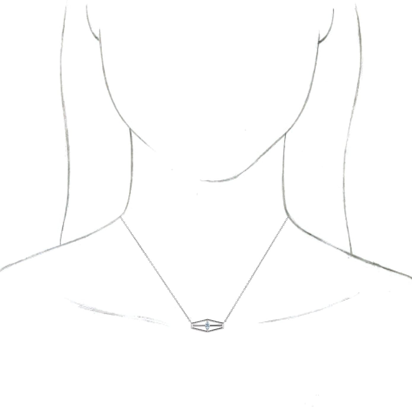 Geometric Necklace or Center view 3