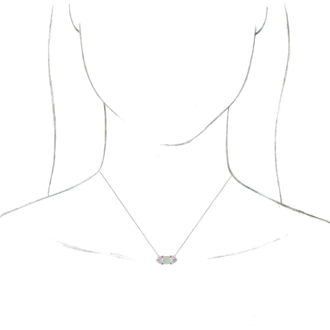Vintage-Inspired Necklace, view 4