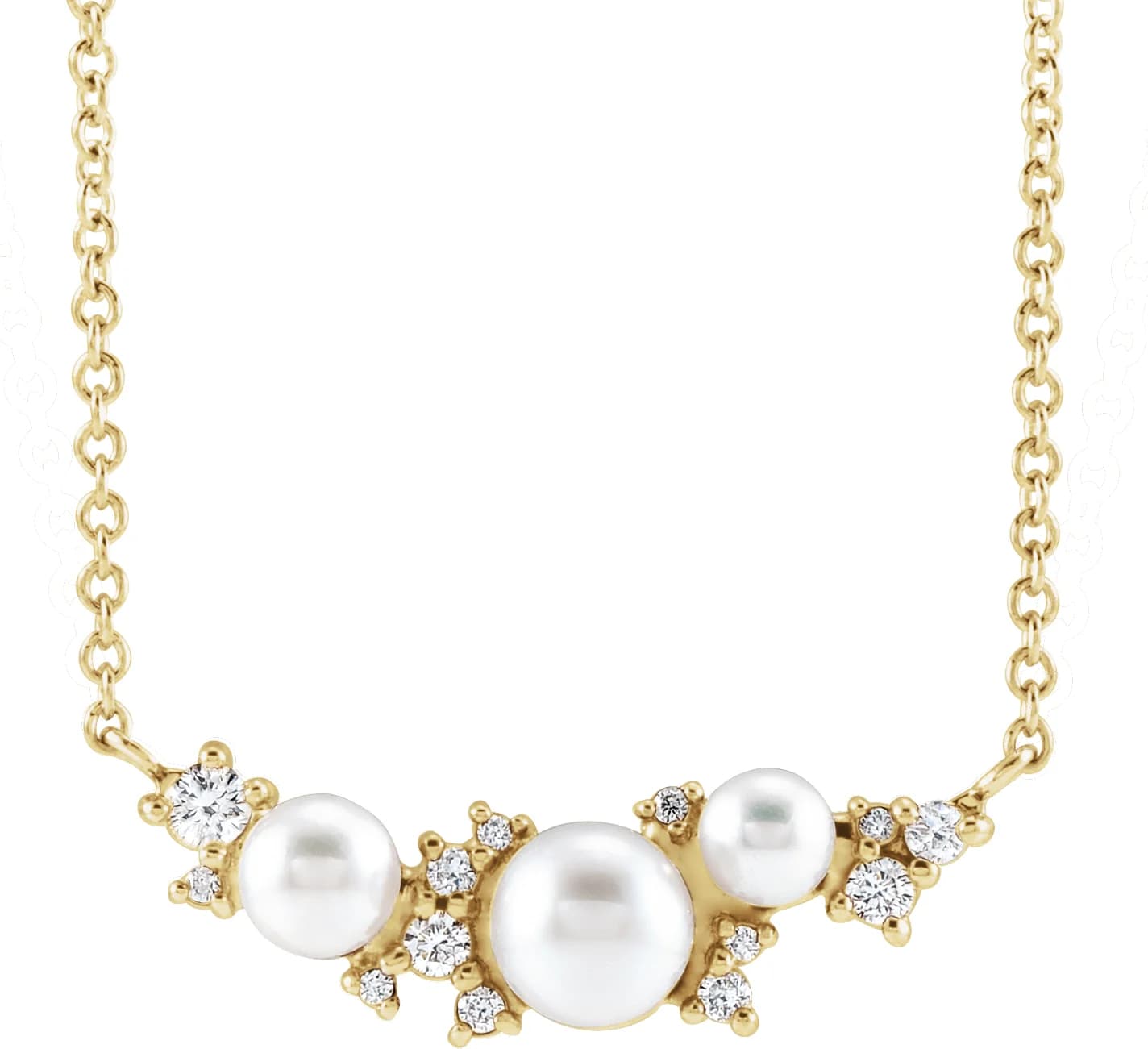Accented Pearl Necklace