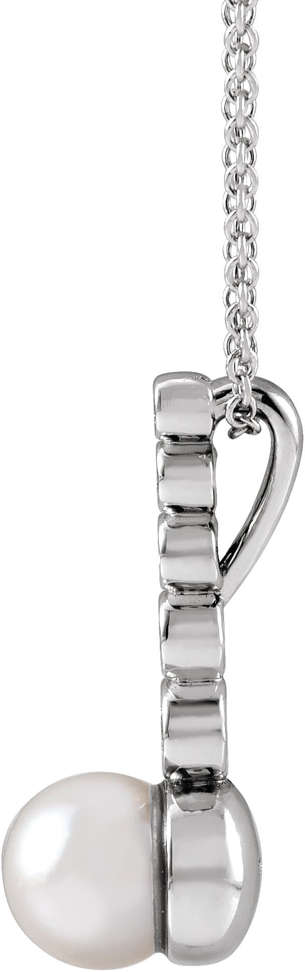 Pearl Bar Necklace or Pendant view 2