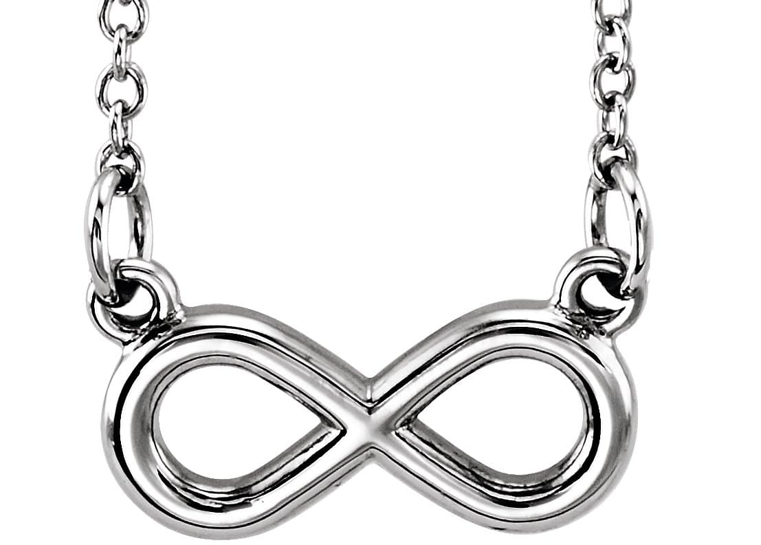 Tiny Posh® Infinity-Inspired Necklace or Center view 1
