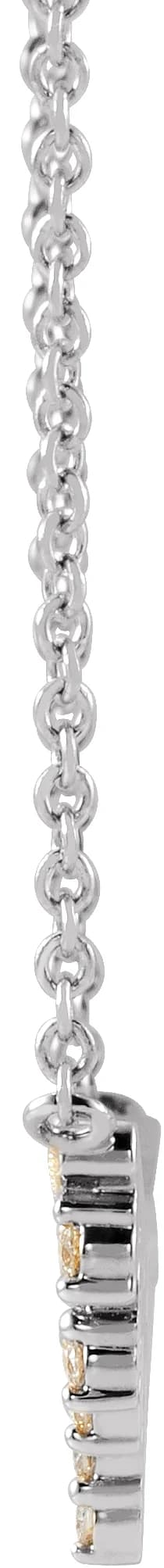 Accented Bar Necklace, view 3
