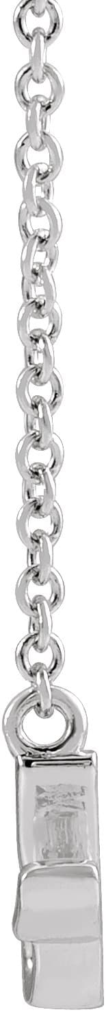 Petite Mommy Script Necklace or Center view 2