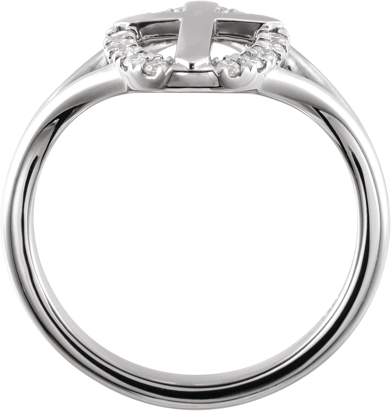 Halo-Style Cross Ring view 2
