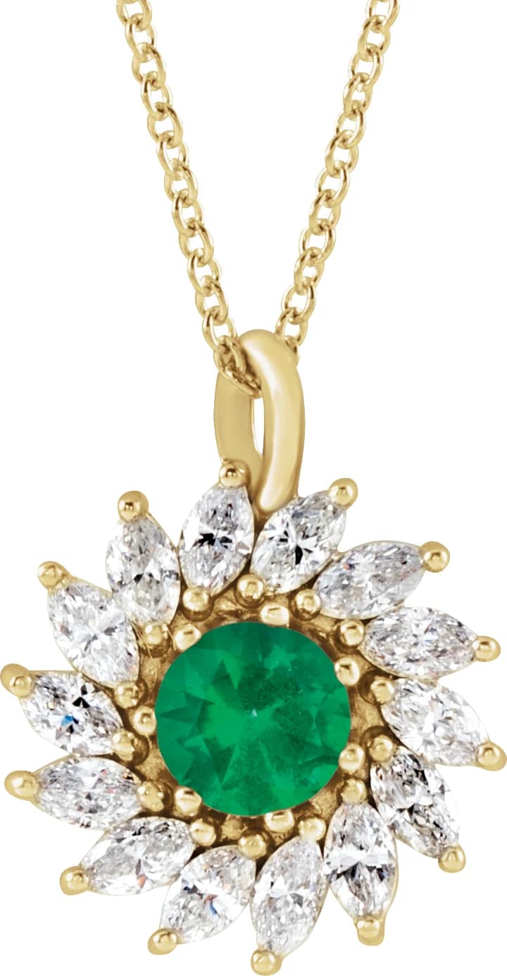 Halo-Style Necklace