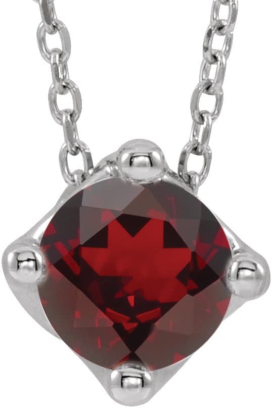 Solitaire Necklace or Slide Pendant view 1