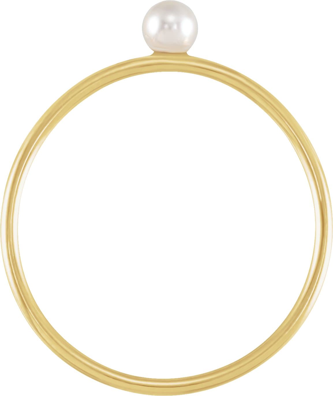 Stackable Pearl Ring view 2