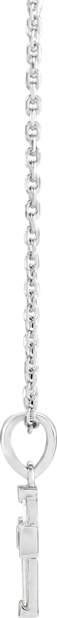 Accented Cross Necklace, view 3