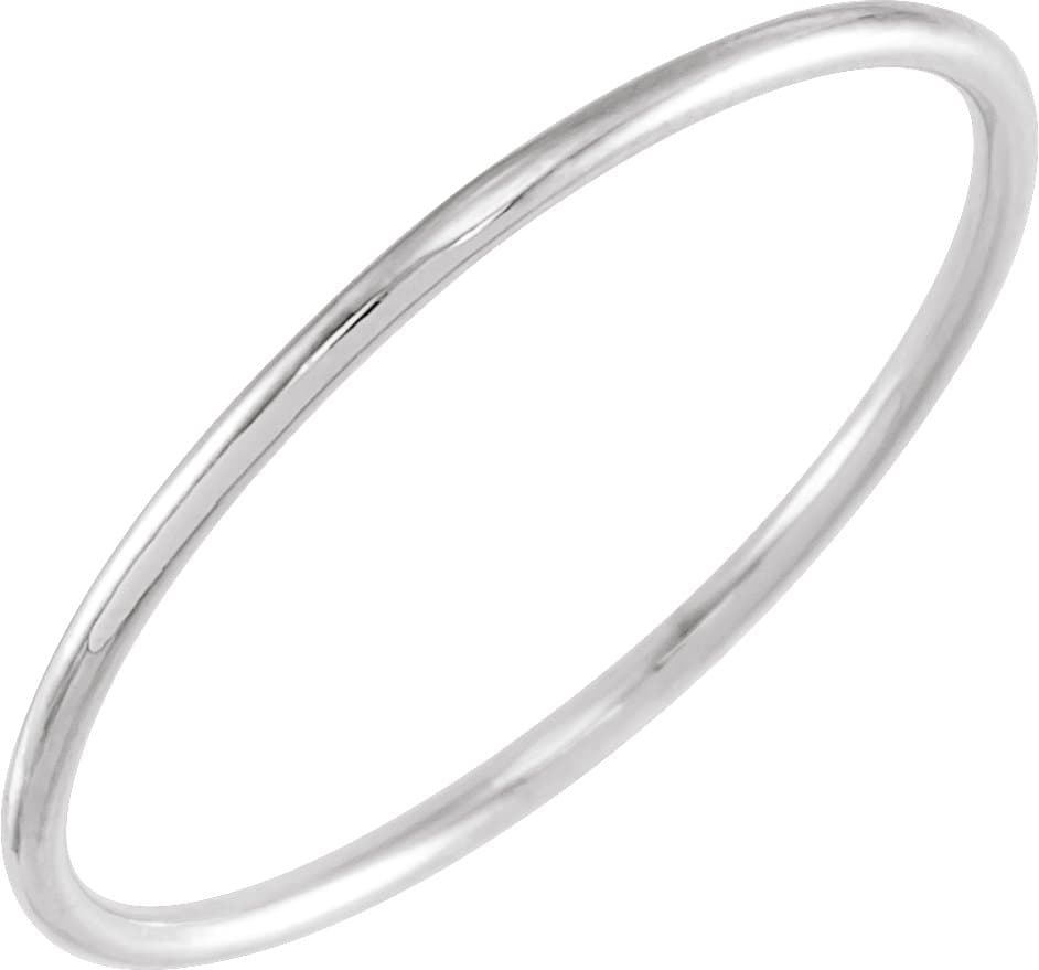 14K Rose Stackable Ring Size 3