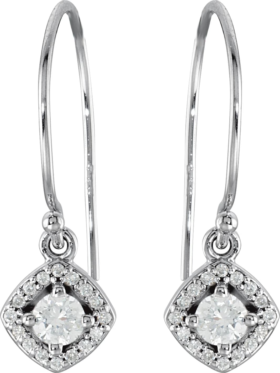 Halo-Style Earrings, view 3