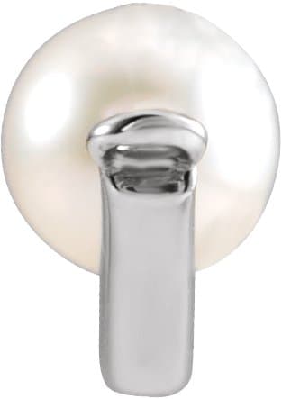 Pearl V Necklace or Center view 2