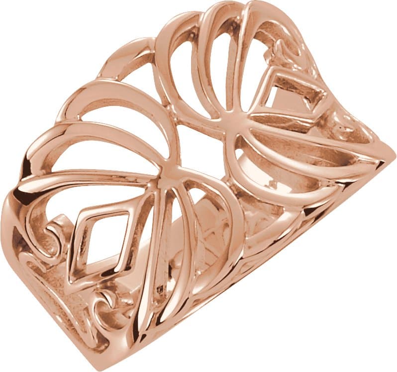 10K Yellow Freeform Ring
