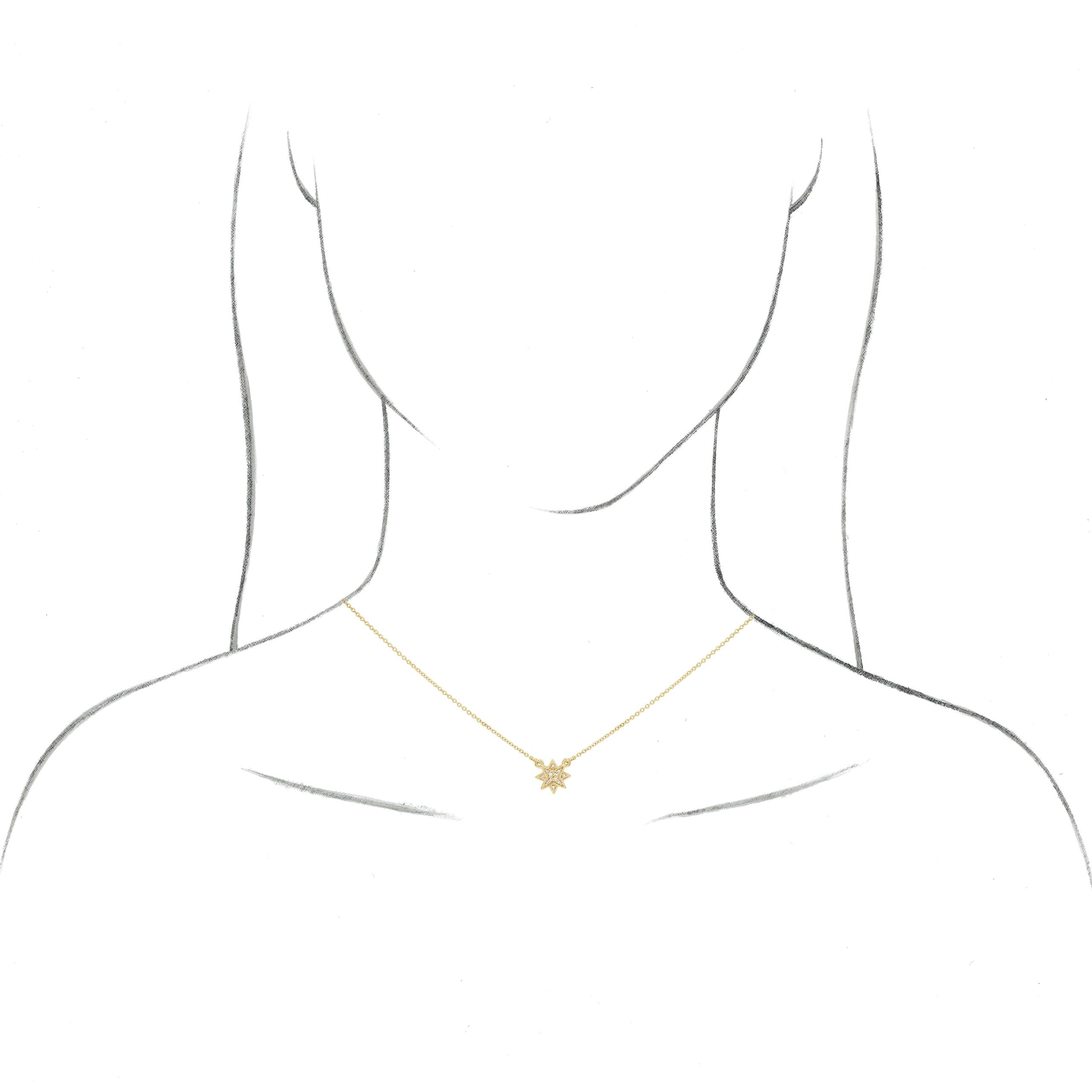 Star Necklace or Center view 3