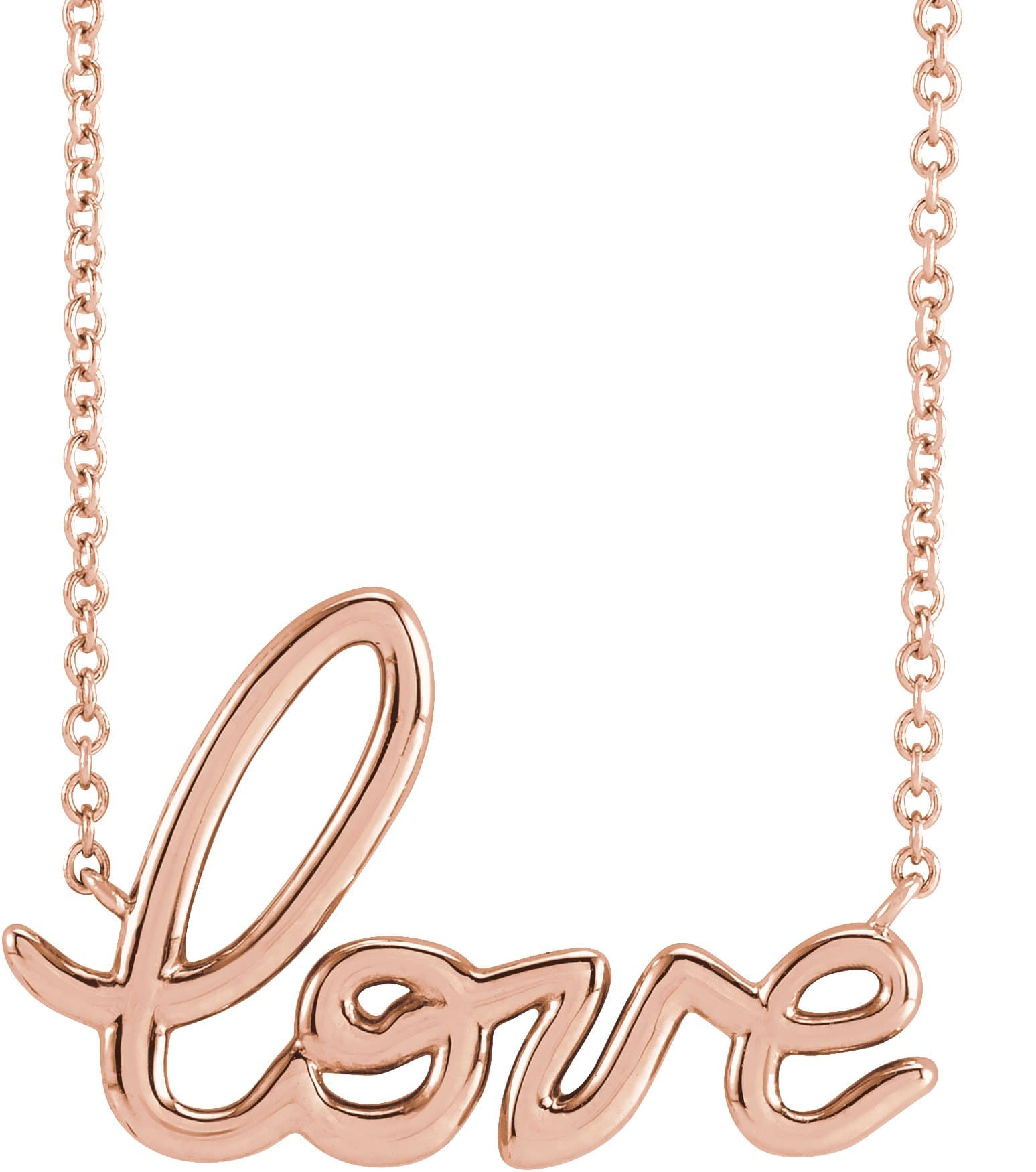 14K Rose Love 16 Necklace
