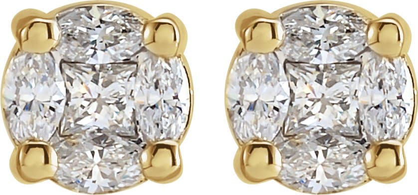 Cluster Earrings view 2