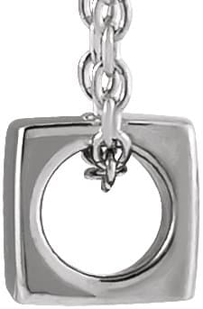 Cube Necklace or Slide Pendant view 2