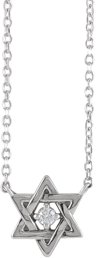 Star of David Necklace or Center view 1