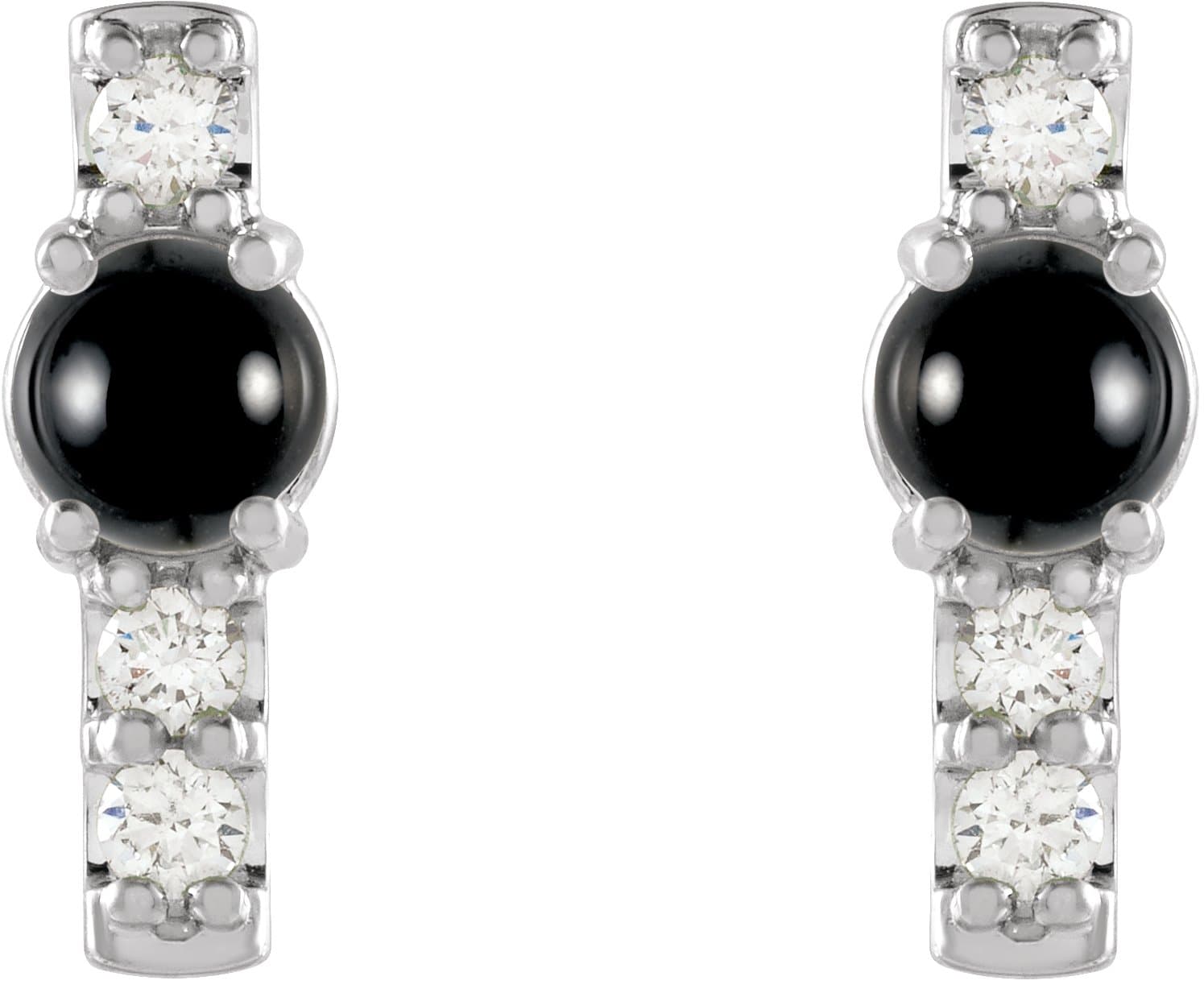 Accented Bar Earrings view 2